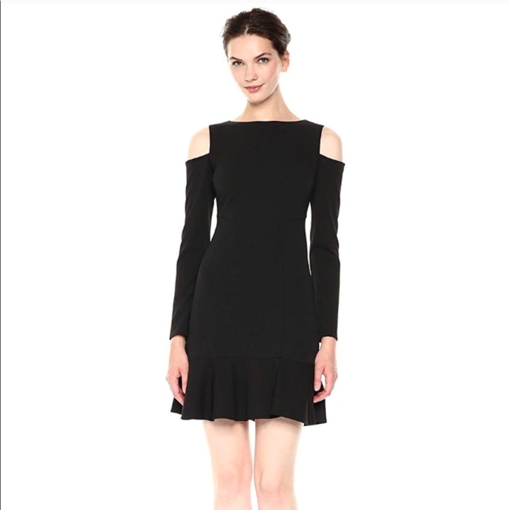 Nicole miller studio cold shoulder